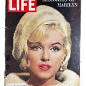 Vintage "LIFE" Magazine MEMORIES OF MARILYN MONROE August 17, 1962 GVC